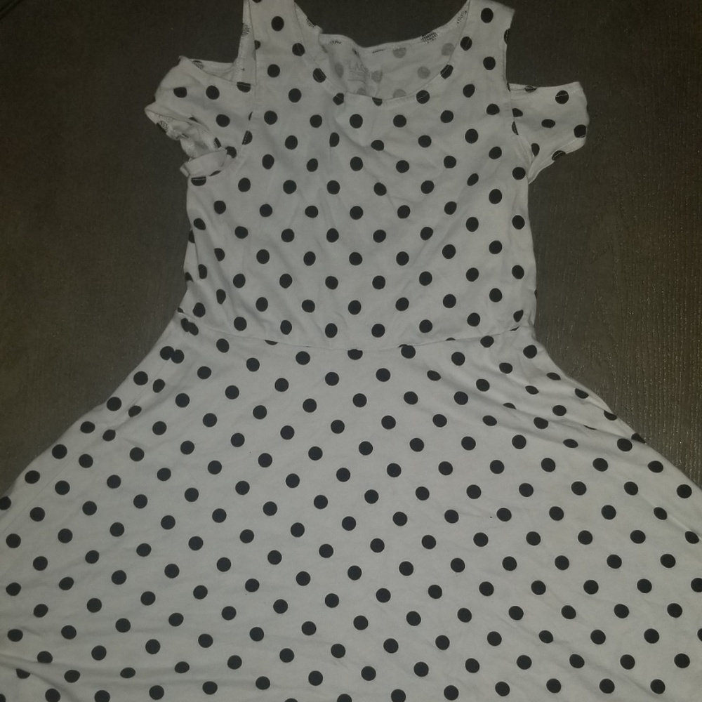 Polka Dot Girls Casual Dress